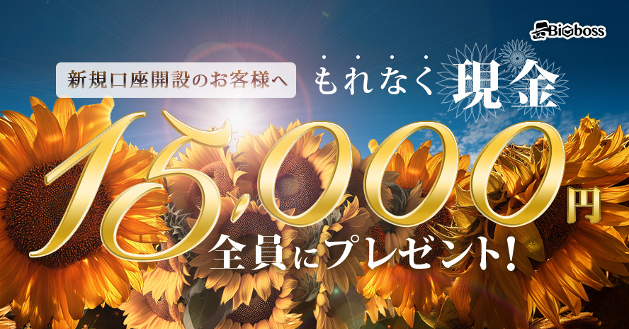 海外FX　夏の口座開設応援キャンペーン(キャンペーンは終了しています。)