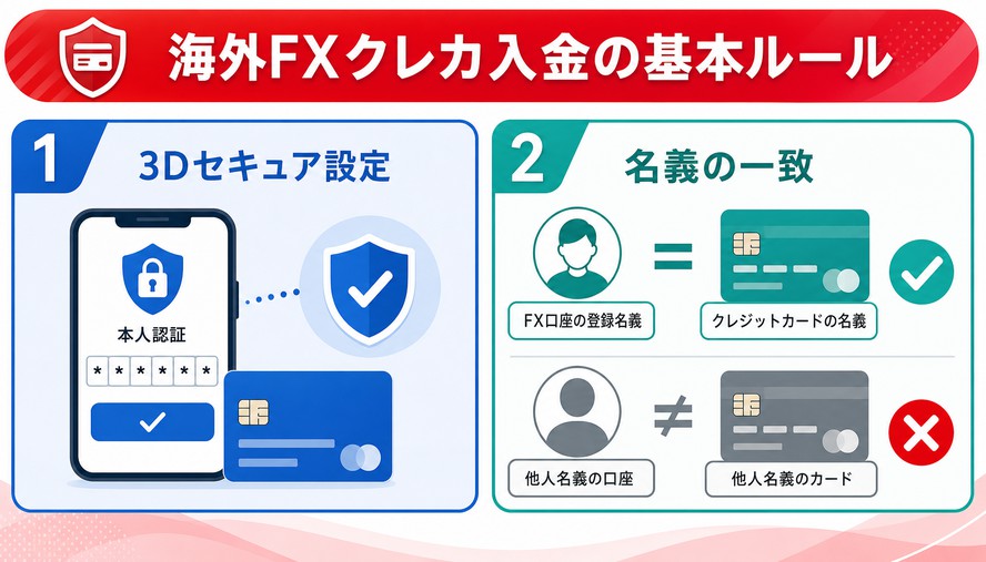 海外FX クレジットカード 入金