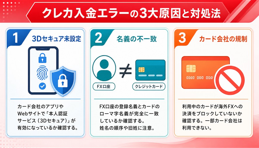 海外FX クレジットカード 入金