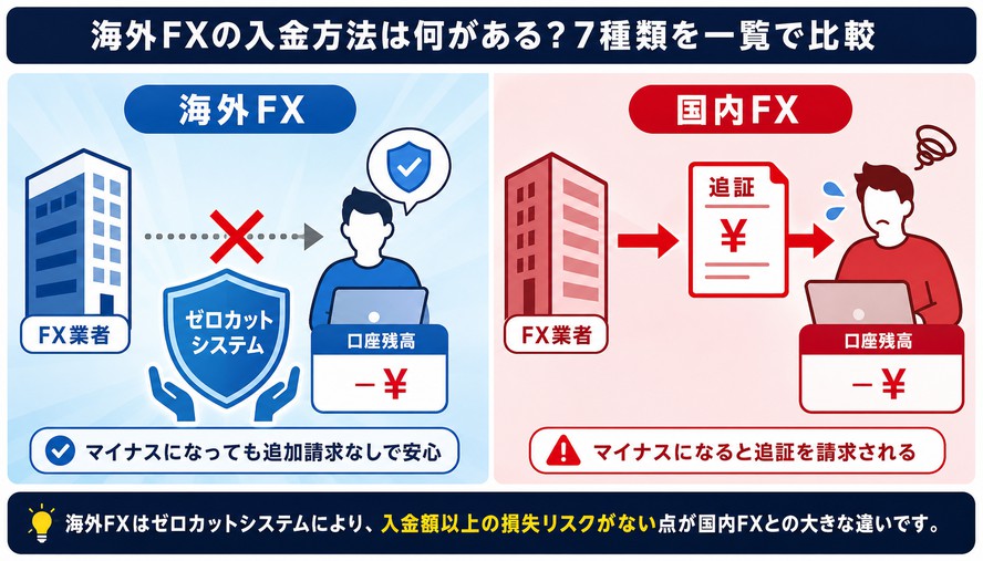 海外FX 入金方法