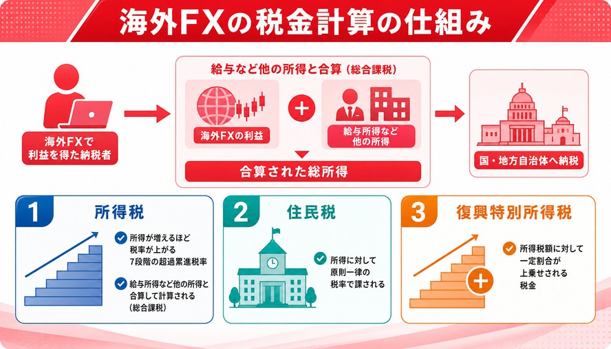 海外FX 税金 計算