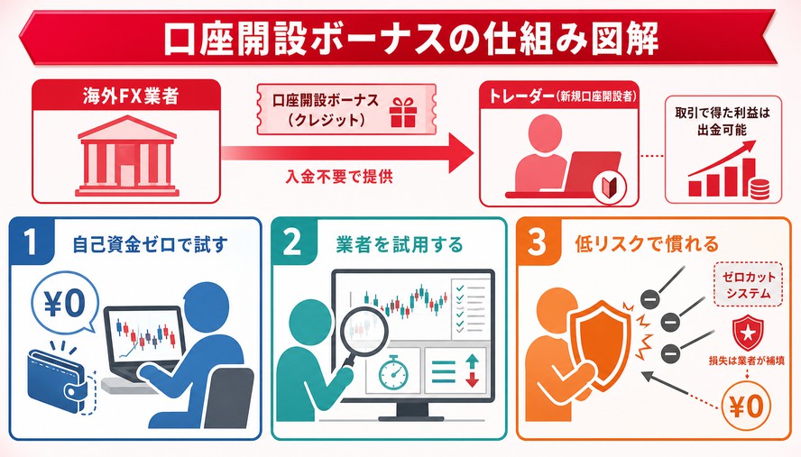 海外FX 口座開設ボーナス