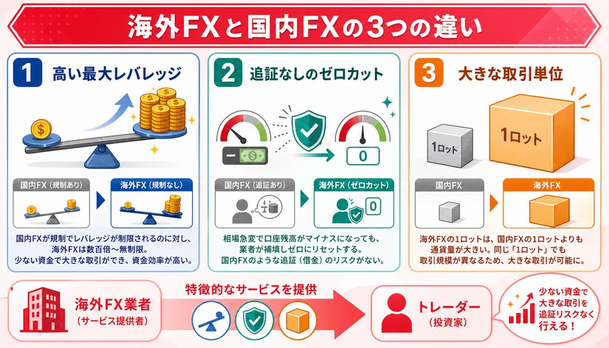 海外FX レバレッジ 比較