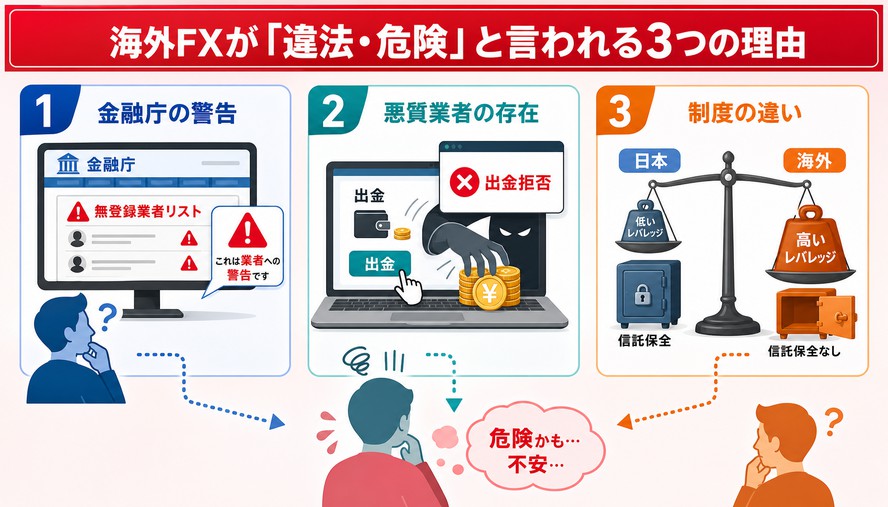 海外FX 違法