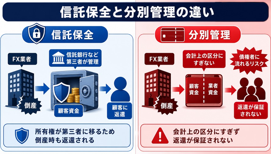 海外FX 信託保全