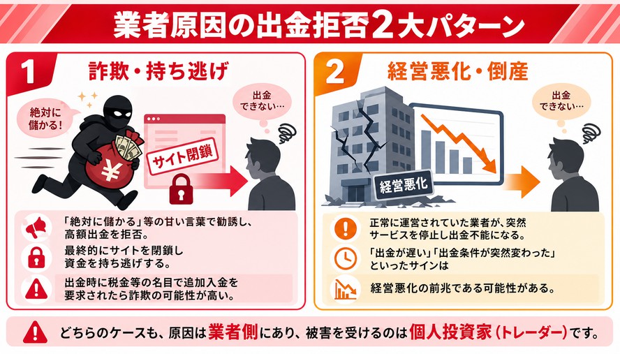 海外FX 出金拒否