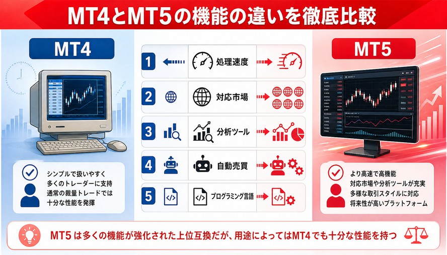 MT4 MT5 違い