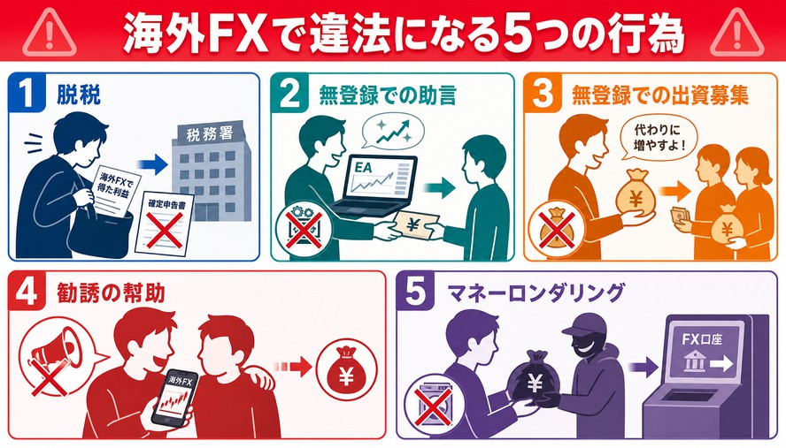 海外FX 違法