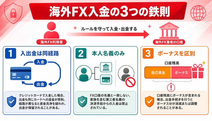 海外FX 入金方法