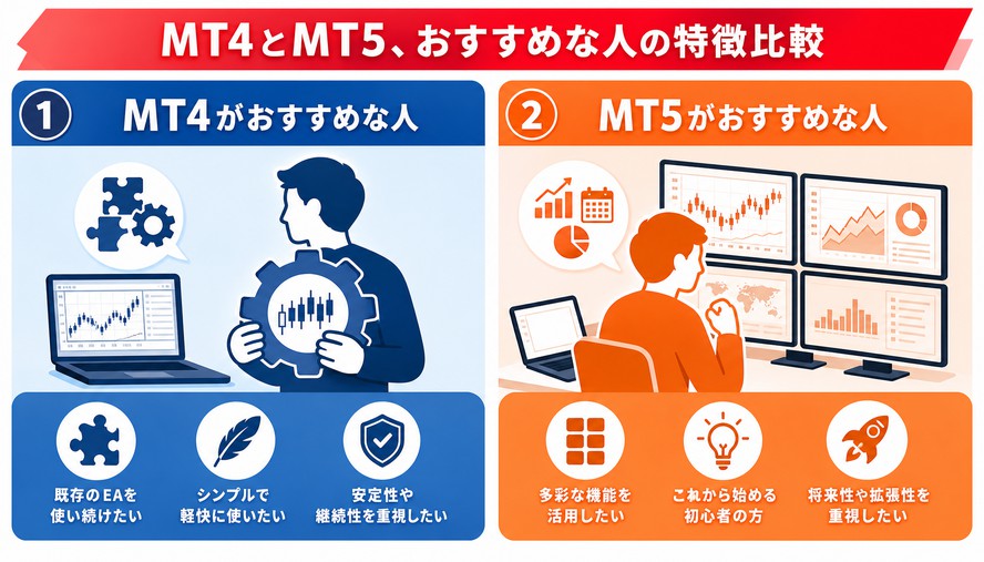MT4 MT5 違い