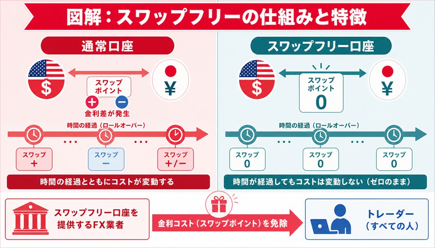 スワップフリー 海外FX