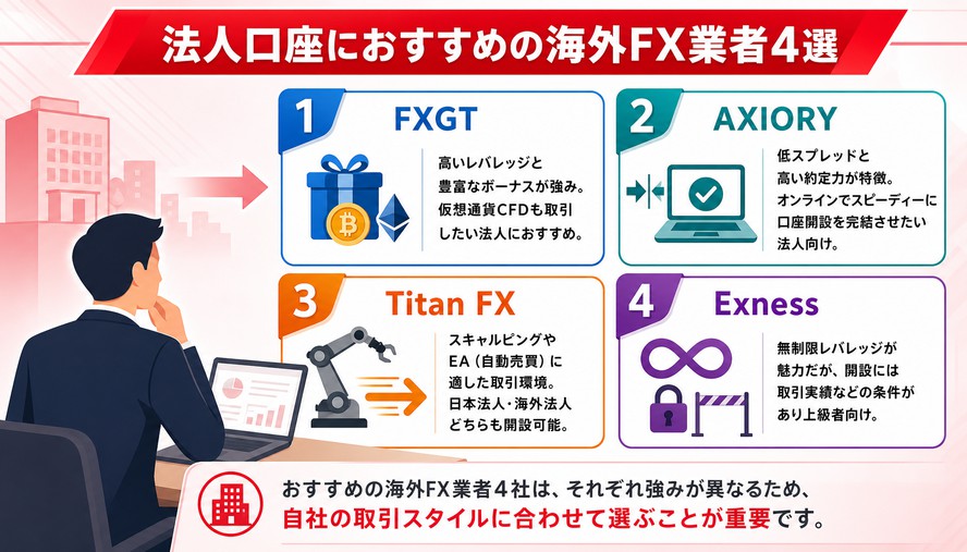 海外FX 法人口座