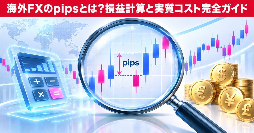 海外FXのpipsとは?1pipいくら・損益計算を2026年版で解説