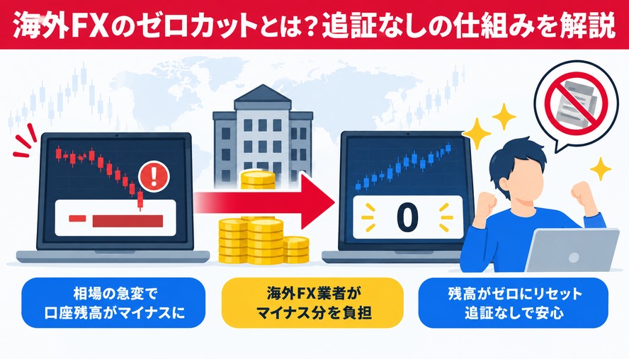 海外FXのゼロカットとは？追証なしの仕組みを解説
