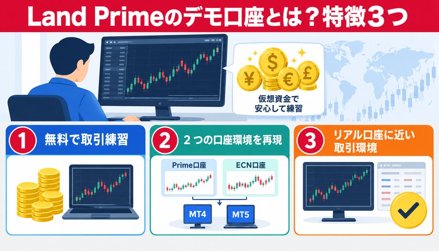 Land Primeのデモ口座とは？特徴3つ