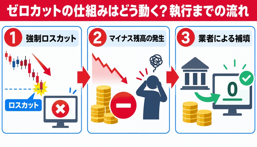 ゼロカットの仕組みはどう動く？執行までの流れ