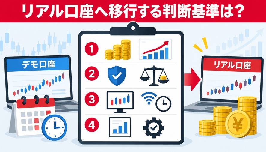 リアル口座へ移行する判断基準は？